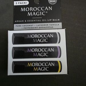 Lip Balm 3-Pack - Black, Purple, Yellow